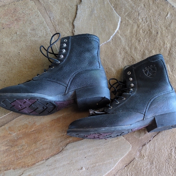 Ariat Womens Black Riding Boots - Picture 2 of 7